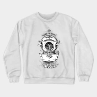 DIving In Deep Waters Crewneck Sweatshirt